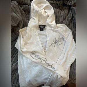 long sleeve Harley Davidson button up🩷